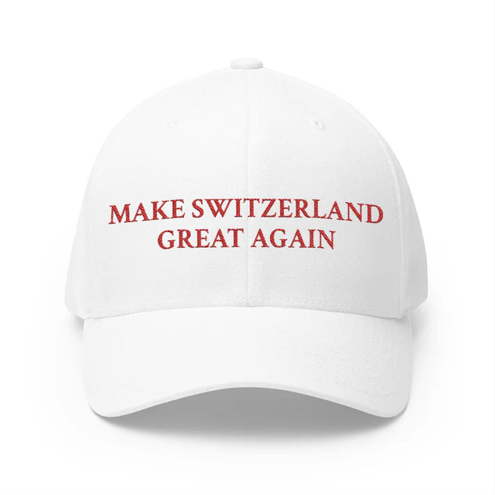 'Make Switzerland Great Again' - Handgestickt