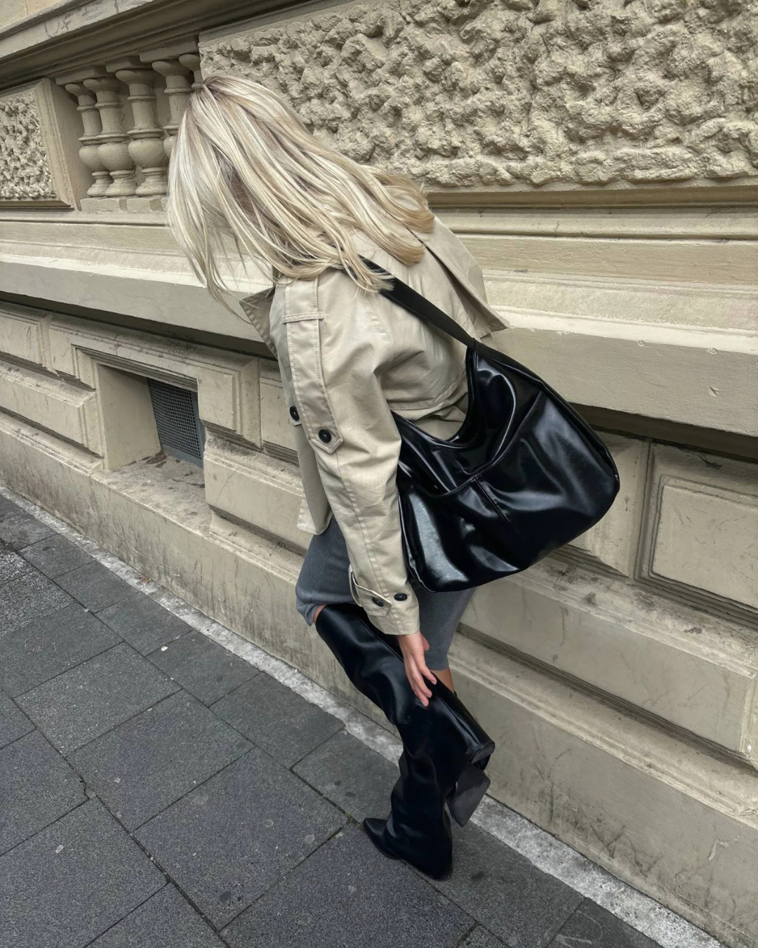 Mila Schultertasche – handgemacht