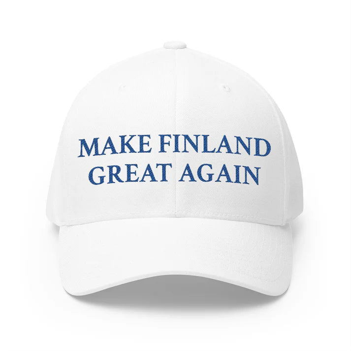 "Make Finland Great Again" - Handgestickt