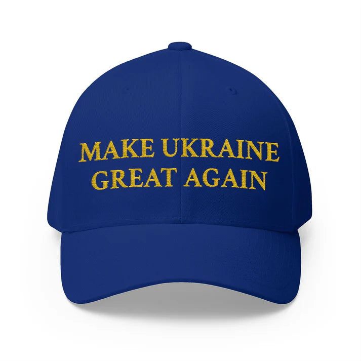 "Make Ukraine Great Again" - Handgestickt