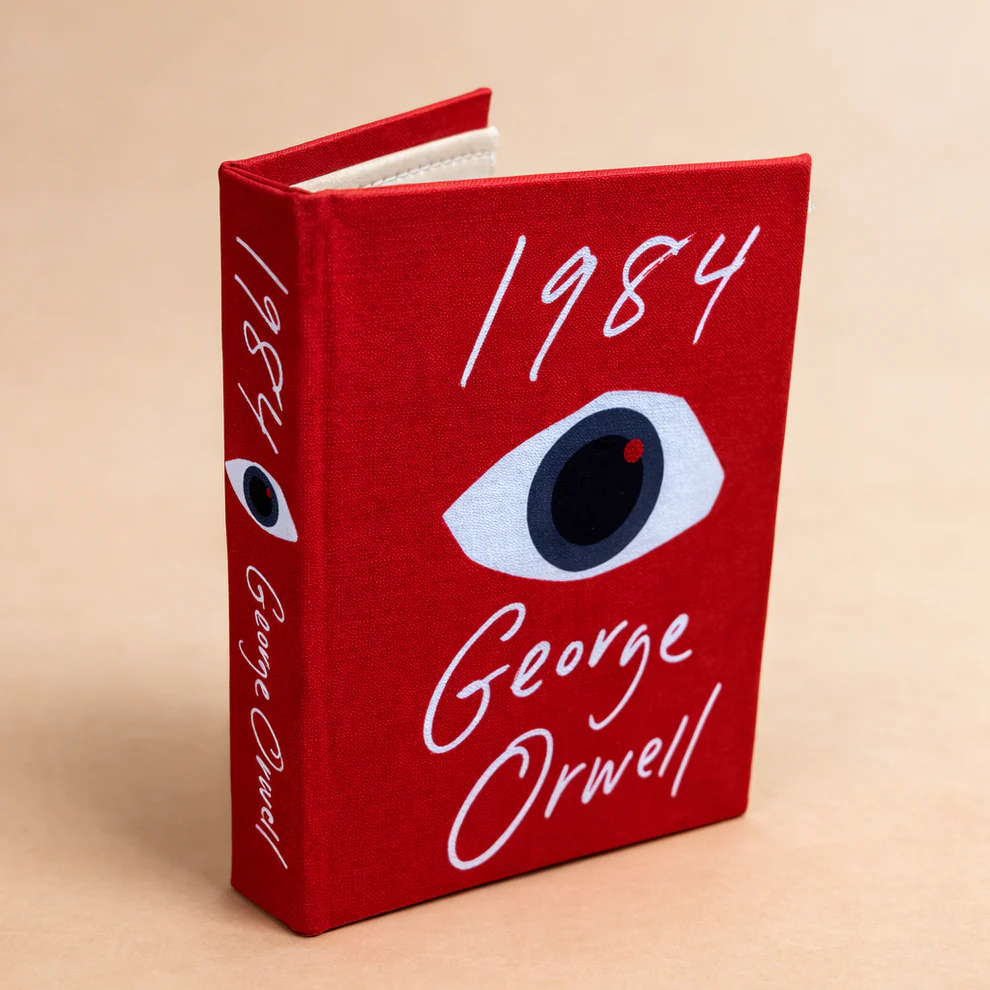 Handgefertigtes Buch-Portemonnaie "1984"