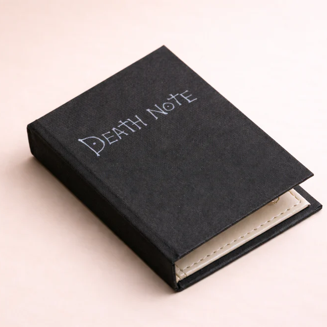 Handgefertigtes Buch-Portemonnaie "Death Note"