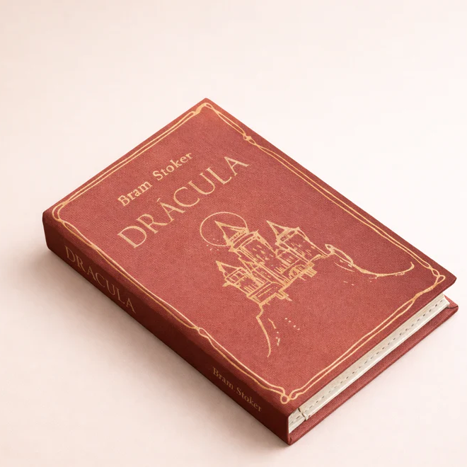 Handgefertigtes Buch-Portemonnaie "Dracula"
