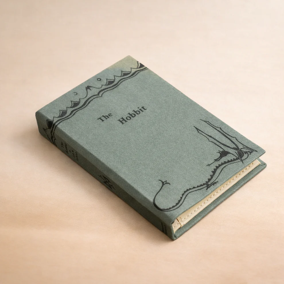 Handgefertigtes Buch-Portemonnaie "Der Hobbit"