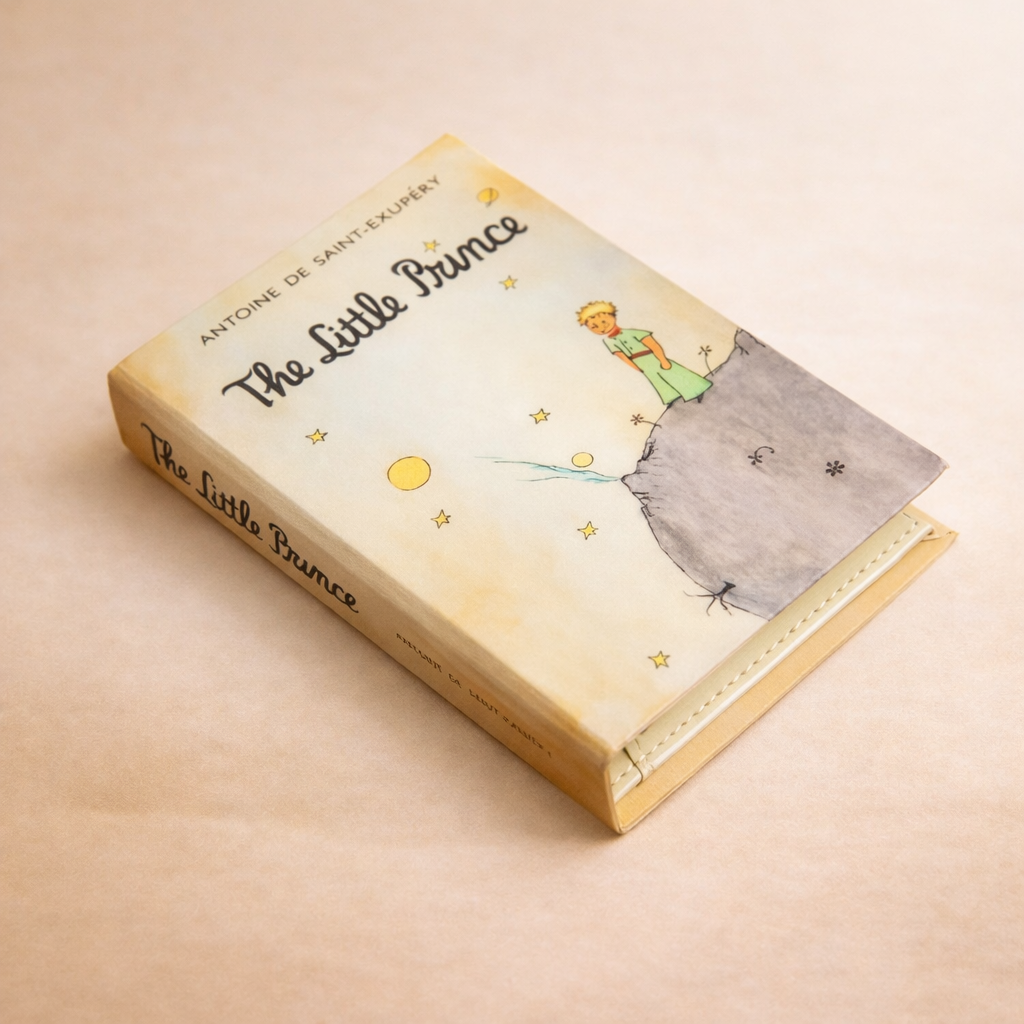 Handgefertigtes Buch-Portemonnaie "Der kleine Prinz"