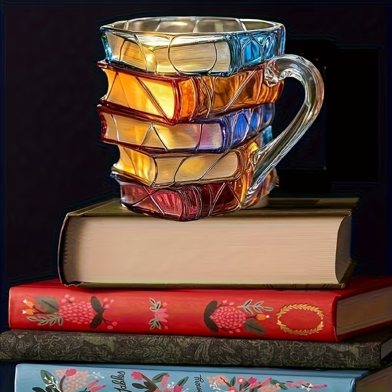 Handgefertigter Lesestapel – Für Bücherwürmer