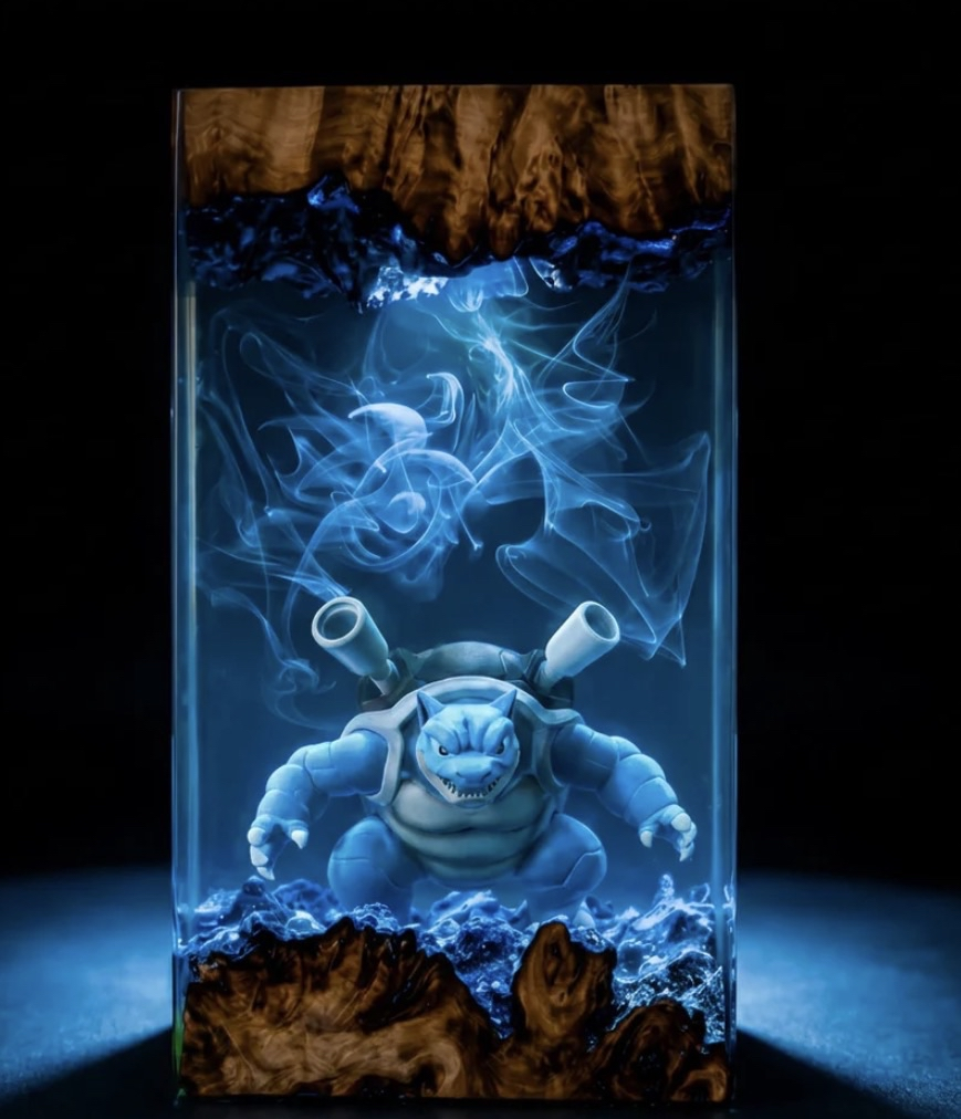 Handgefertigte Fantasy-Lampe – Turtok
