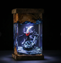 Handgefertigte Fantasy-Lampe – Darkrai