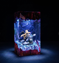 Handgefertigte Fantasy-Lampe – Dragoran