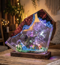 Handgefertigte Fantasy-Lampe – Entwicklung