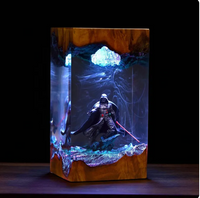 Handgefertigte Fantasy-Lampe – Darth Vader