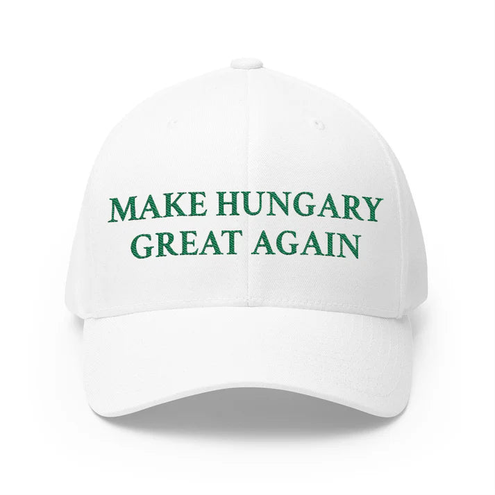 "Make Hungary Great Again" - Handgestickt