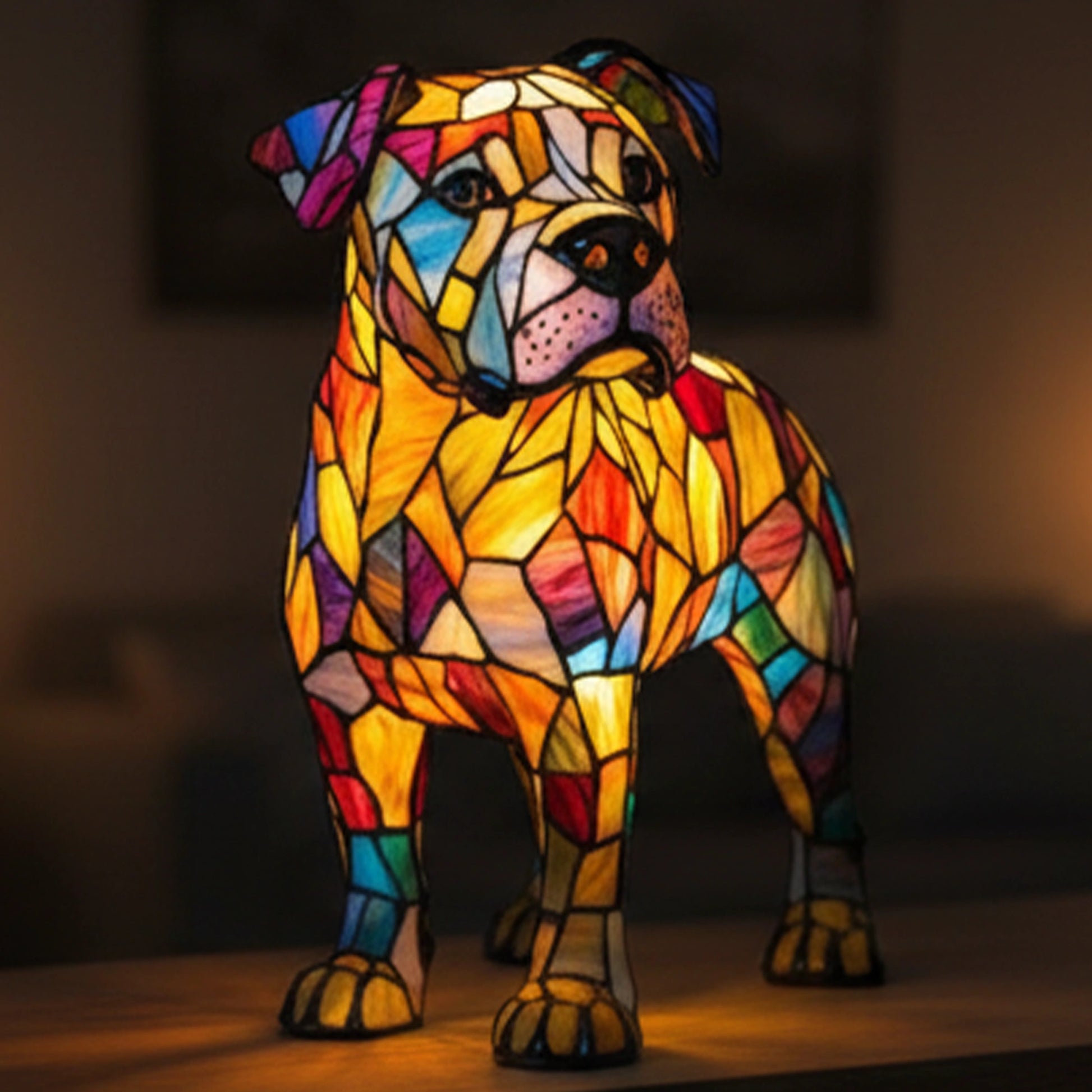 Handgefertigte Lumadogge – Licht mit Herz