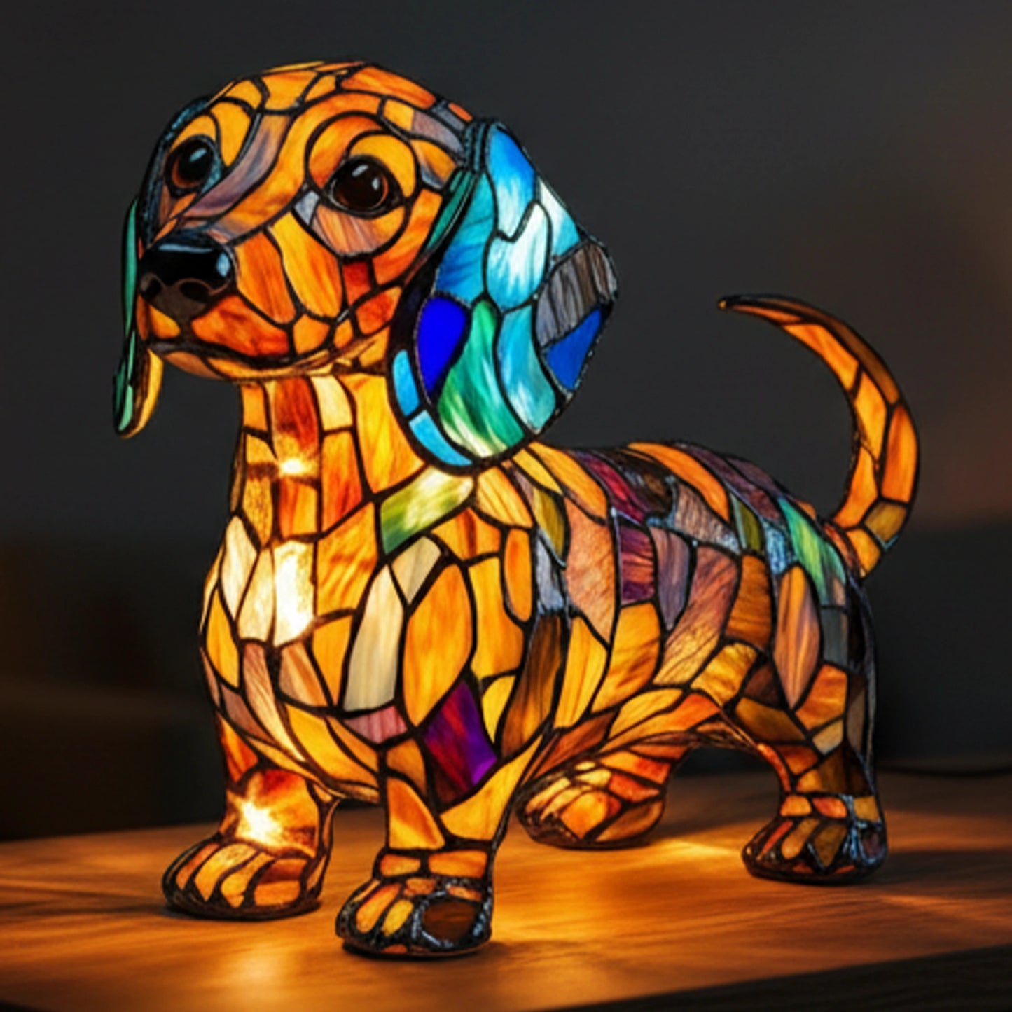 Handgefertigte Lumadogge – Licht mit Herz