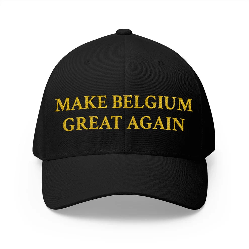 "Make Belgium Great Again" - Handgestickt