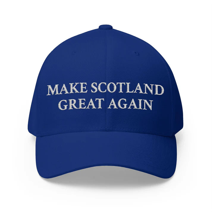 "Make Scotland Great Again" - Handgestickt