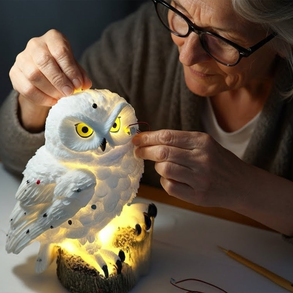 Luma-Eule – Handgefertigte Magie
