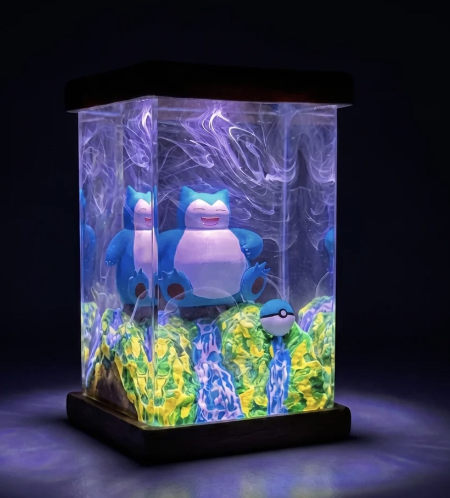 Handgefertigte Fantasy-Lampe – Relaxo