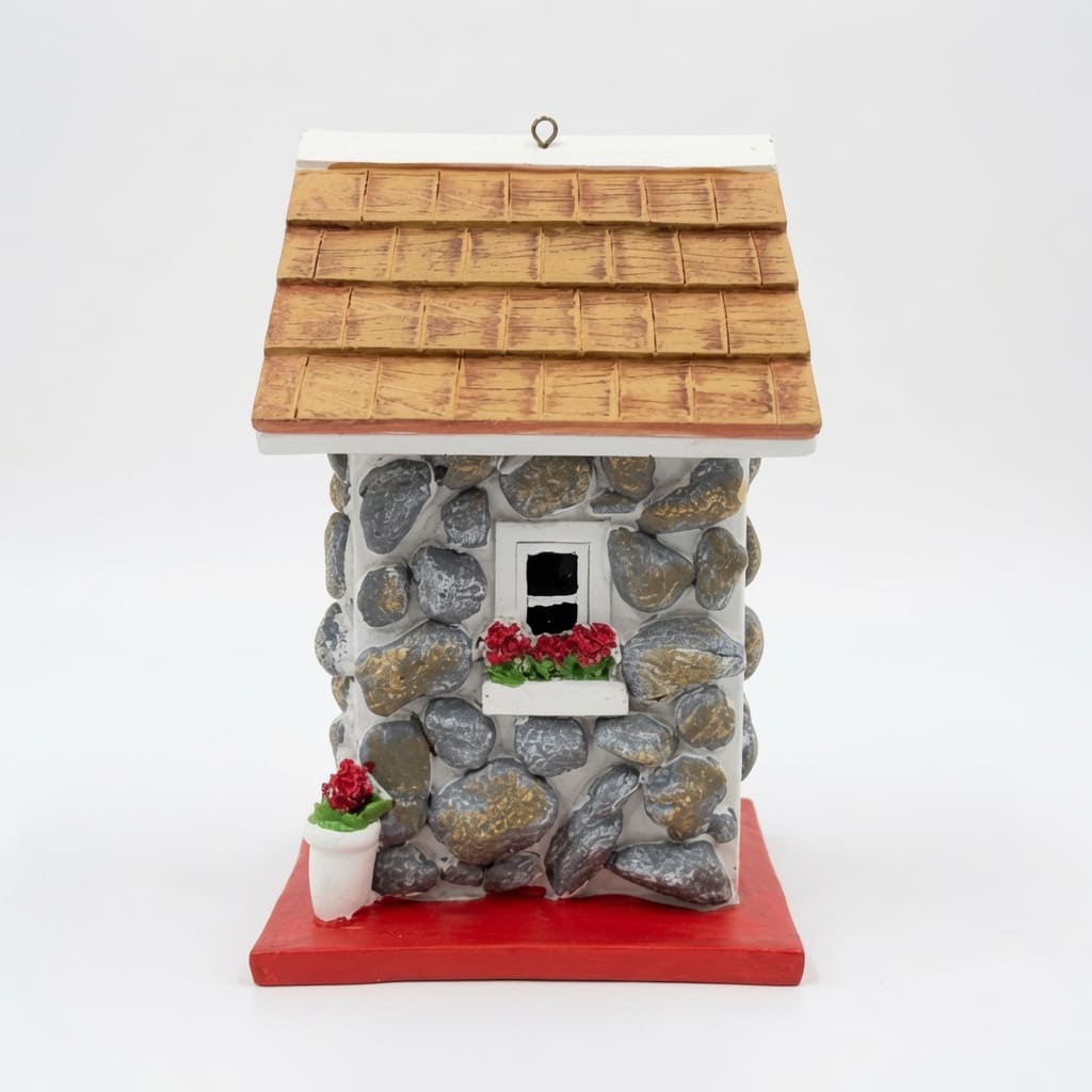Heinrichs Handgefertigtes Steinernes Landhaus-Vogelhaus