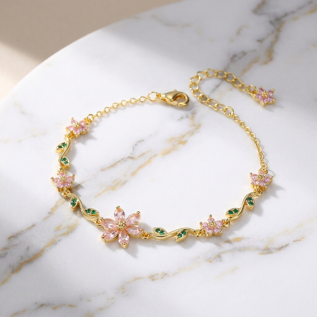 Sommerblüten Armband