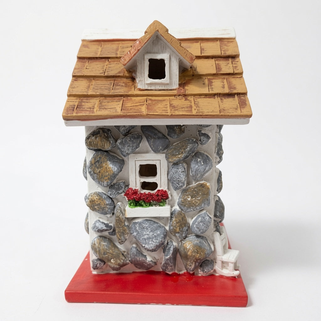 Heinrichs Handgefertigtes Steinernes Landhaus-Vogelhaus